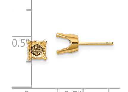 14k Yellow Gold Earrings Style XD2 - Classique Jewelry Inc.