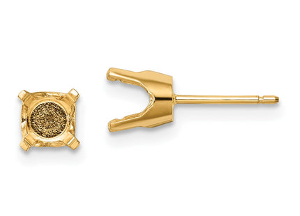14k Yellow Gold Earrings Style XD2 - Classique Jewelry Inc.