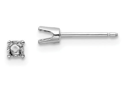 14k White Gold Earrings Style XD2W - Classique Jewelry Inc.