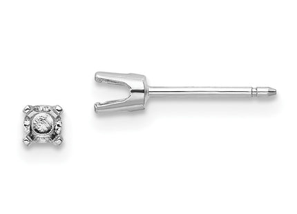 14k White Gold Earrings Style XD3W - Classique Jewelry Inc.