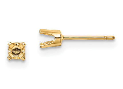 14k Yellow Gold Earrings Style XD4 - Classique Jewelry Inc.