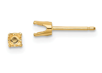 14k Yellow Gold Earrings Style XD5 - Classique Jewelry Inc.