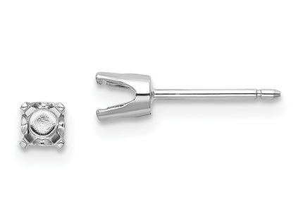 14k White Gold Earrings Style XD5W - Classique Jewelry Inc.