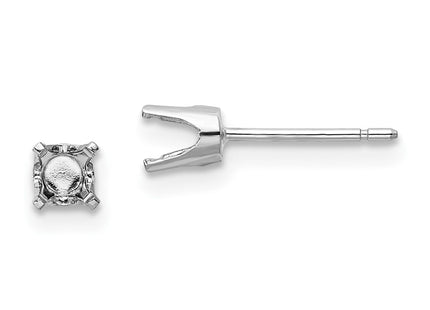 14k White Gold Earrings Style XD6W - Classique Jewelry Inc.