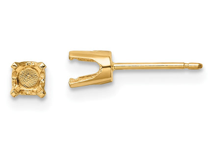 14k Yellow Gold Earrings Style XD7 - Classique Jewelry Inc.