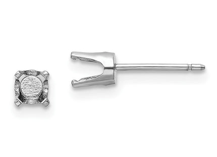 14k White Gold Earrings Style XD7W - Classique Jewelry Inc.