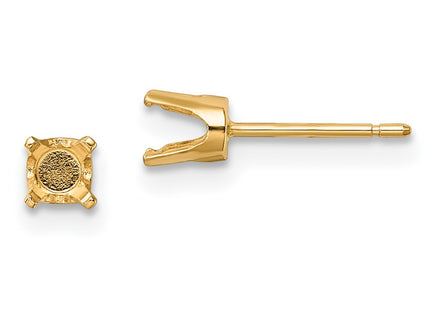 14k Yellow Gold Earrings Style XD8 - Classique Jewelry Inc.