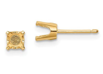 14k Yellow Gold Earrings Style XD9 - Classique Jewelry Inc.