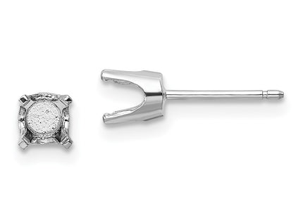 14k White Gold Earrings Style XD9W - Classique Jewelry Inc.