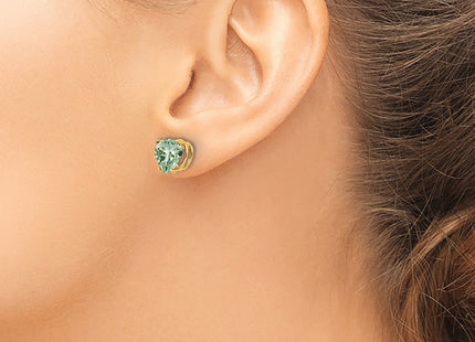 14k Yellow Gold Earrings Style XE100AG - Classique Jewelry Inc.
