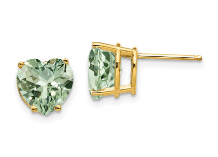 14k Yellow Gold Earrings Style XE100AG - Classique Jewelry Inc.