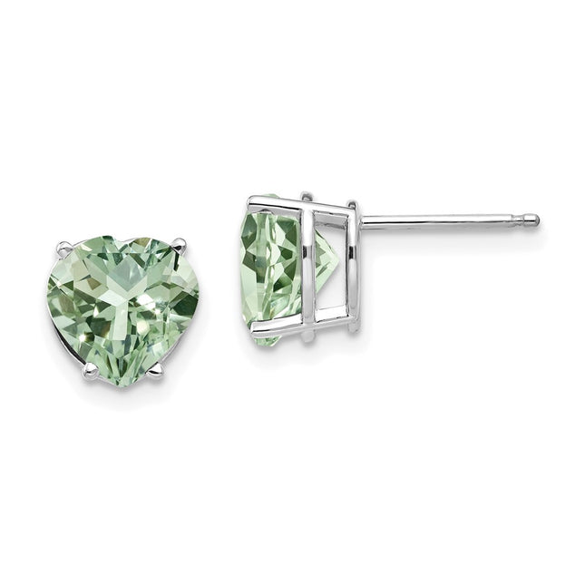 14k White Gold Earrings Style XE100WAG - Classique Jewelry Inc.