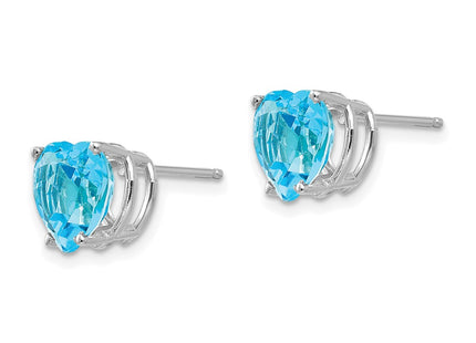 14k White Gold Earrings Style XE100WBT - Classique Jewelry Inc.