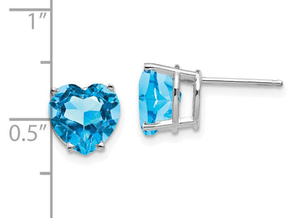 14k White Gold Earrings Style XE100WBT - Classique Jewelry Inc.