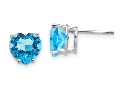 14k White Gold Earrings Style XE100WBT - Classique Jewelry Inc.