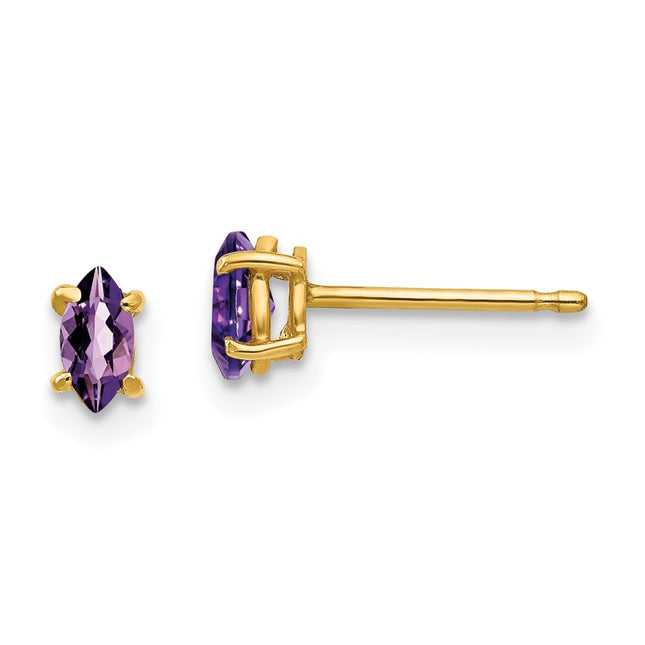 14k Yellow Gold Jewelry Style XE101AM - Classique Jewelry Inc.