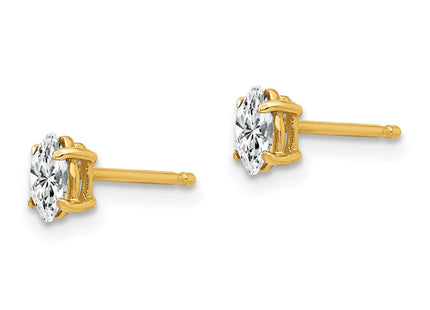 14k Yellow Gold Jewelry Style XE101CZ - Classique Jewelry Inc.