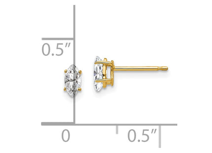 14k Yellow Gold Jewelry Style XE101CZ - Classique Jewelry Inc.