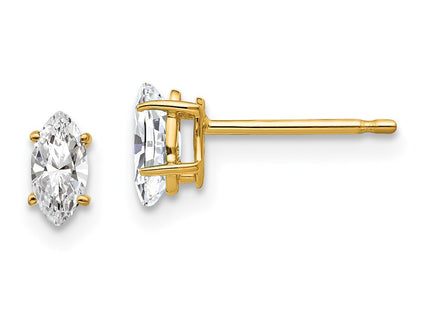 14k Yellow Gold Jewelry Style XE101CZ - Classique Jewelry Inc.
