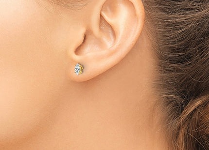14k Marquise Cubic Zirconia earring (Style XE102CZ)