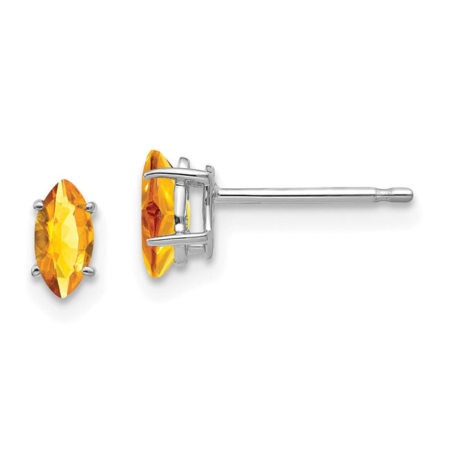 14k White Gold Earrings Style XE102WCI - Classique Jewelry Inc.