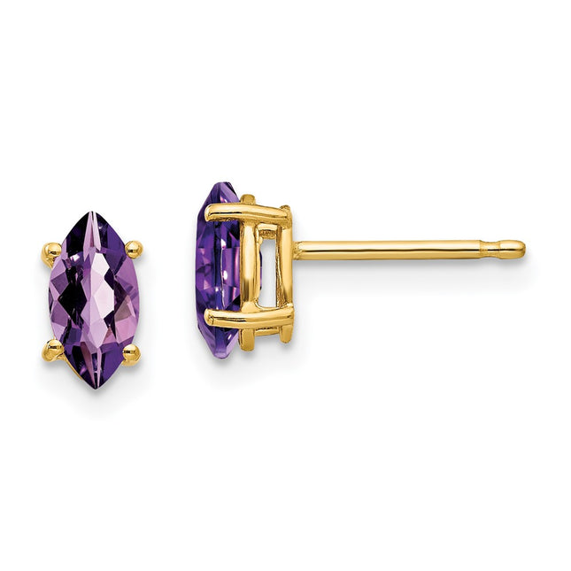 14k Yellow Gold Jewelry Style XE103AM - Classique Jewelry Inc.