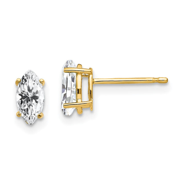 14k Yellow Gold Jewelry Style XE103CZ - Classique Jewelry Inc.