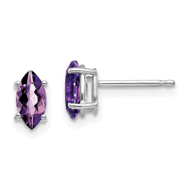 14k White Gold Jewelry Style XE103WAM - Classique Jewelry Inc.