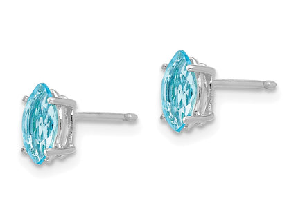 14k White Gold Earrings Style XE103WBT - Classique Jewelry Inc.