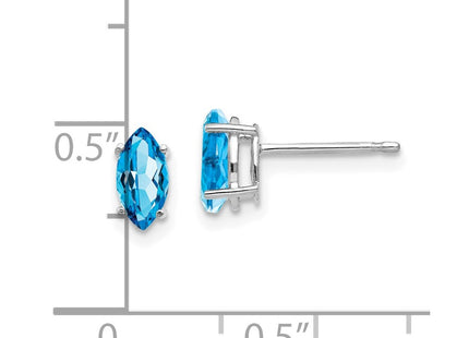 14k White Gold Earrings Style XE103WBT - Classique Jewelry Inc.