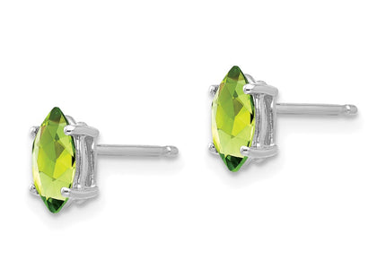 14k White Gold Earrings Style XE103WPE - Classique Jewelry Inc.