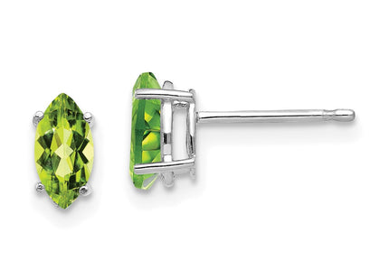 14k White Gold Earrings Style XE103WPE - Classique Jewelry Inc.