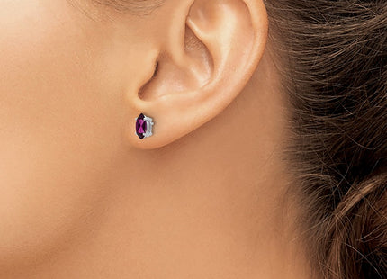 14k White Gold Earrings Style XE103WRG - Classique Jewelry Inc.