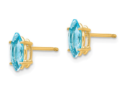 14k Yellow Gold Earrings Style XE104BT - Classique Jewelry Inc.