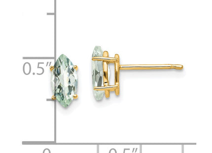 14k Yellow Gold Earrings Style XE104CG - Classique Jewelry Inc.