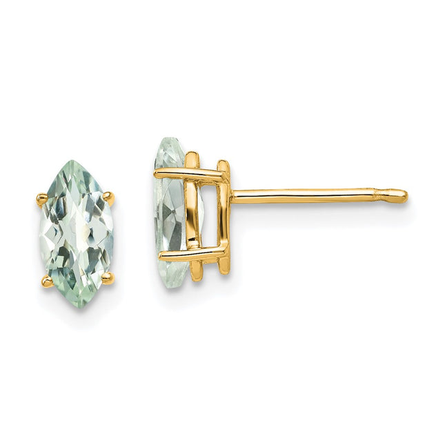 14k Yellow Gold Earrings Style XE104CG - Classique Jewelry Inc.