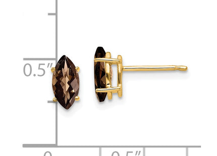 14k Yellow Gold Earrings Style XE104CQ - Classique Jewelry Inc.