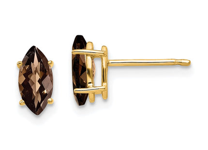 14k Yellow Gold Earrings Style XE104CQ - Classique Jewelry Inc.