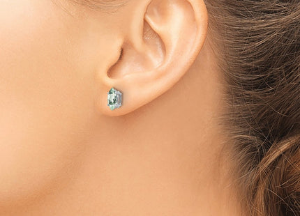 14k White Gold Earrings Style XE104WAG - Classique Jewelry Inc.