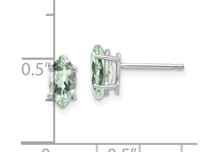 14k White Gold Earrings Style XE104WAG - Classique Jewelry Inc.