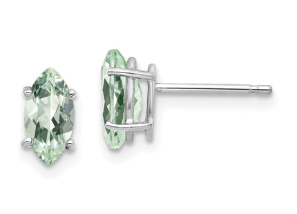 14k White Gold Earrings Style XE104WAG - Classique Jewelry Inc.