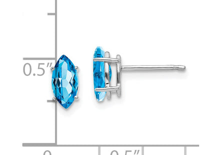 14k White Gold Earrings Style XE104W - Classique Jewelry Inc.