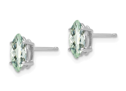 14k White Gold Earrings Style XE104WCG - Classique Jewelry Inc.