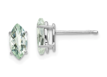 14k White Gold Earrings Style XE104WCG - Classique Jewelry Inc.