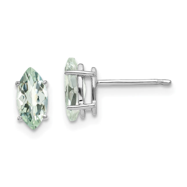 14k White Gold Earrings Style XE104WCG - Classique Jewelry Inc.