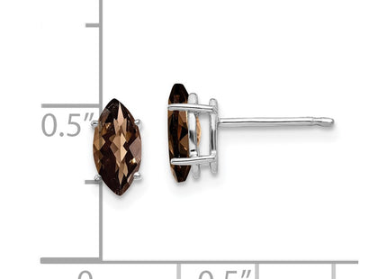 14k White Gold Earrings Style XE104WCQ - Classique Jewelry Inc.