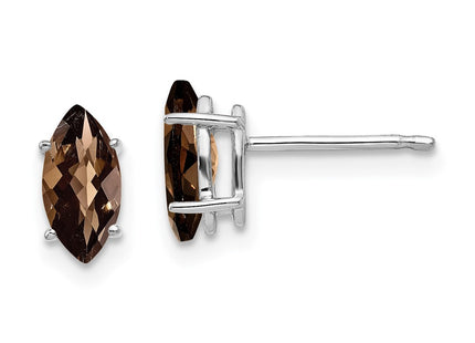 14k White Gold Earrings Style XE104WCQ - Classique Jewelry Inc.