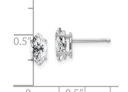 14k White Gold Jewelry Style XE104WCZ - Classique Jewelry Inc.