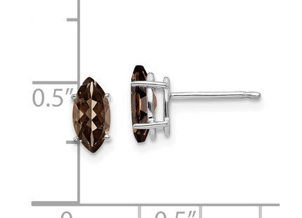 14k White Gold Earrings Style XE104WSQ - Classique Jewelry Inc.