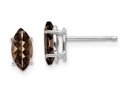 14k White Gold Earrings Style XE104WSQ - Classique Jewelry Inc.